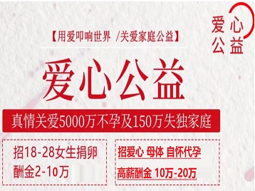 北票捐卵助孕生子 爱心志愿者招募